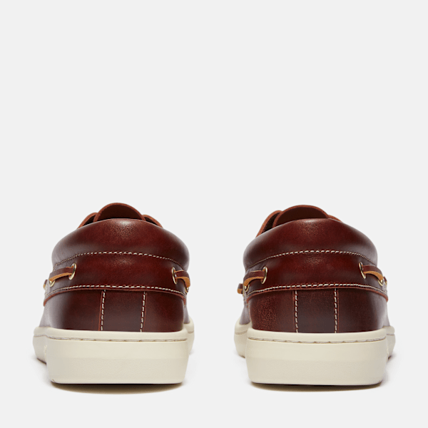 Men's Timberland® Portofino Pier Boat Shoe / Burgundy Full-Grain