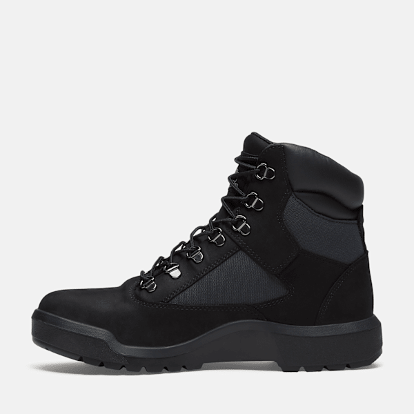 Men's Waterproof Mid Field Boot / Black Nubuck