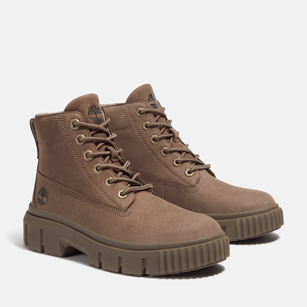 Women's Greyfield Mid Lace-Up Boot / Brown Nubuck