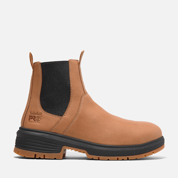 Women's TimberlandPRO® Birchline 6" Comp-Toe Work Boot / Light Brown Full-Grain