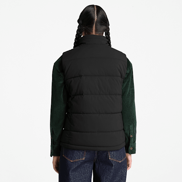Women's Water Repellent Puffer Vest / Black