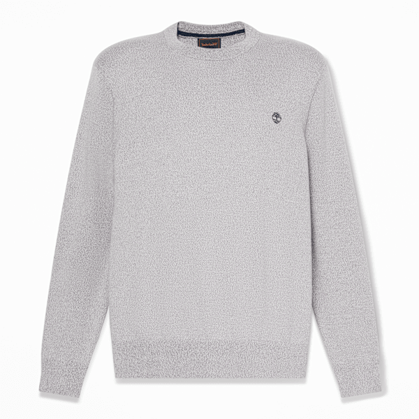 Men's Williams River Cotton Crewneck Sweater / Medium Grey Heather