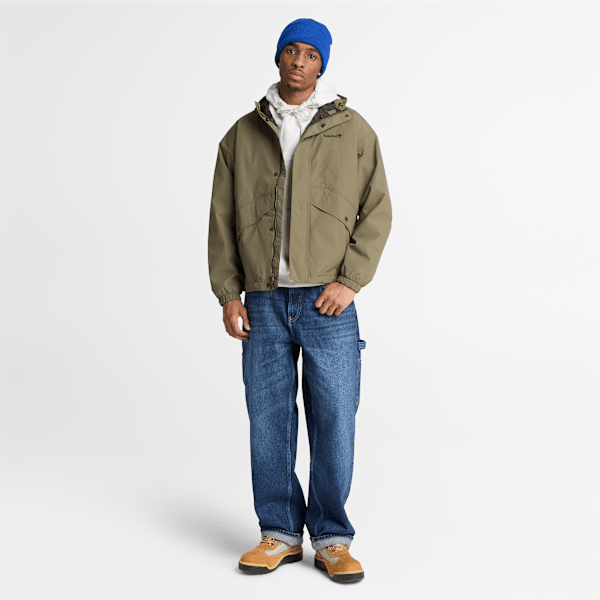 Men's Weatherline Waterproof Shell Jacket / Dark Olive