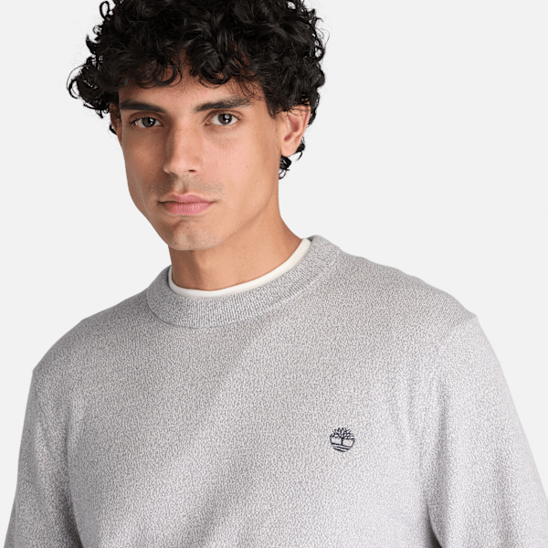 Men's Williams River Cotton Crewneck Sweater / Medium Grey Heather