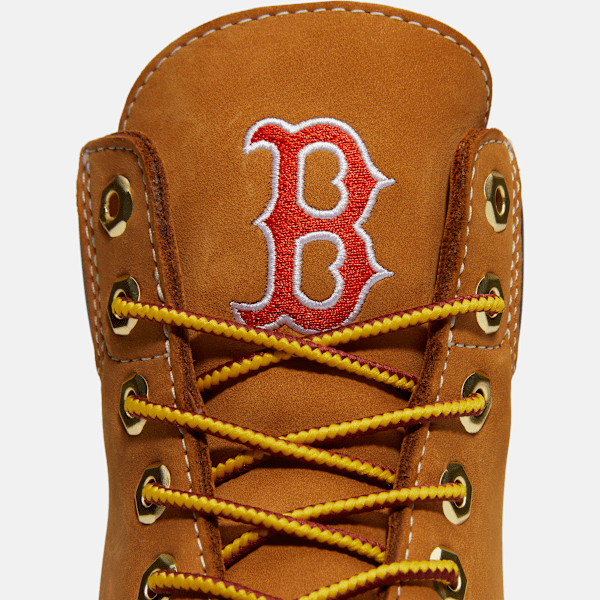Men's Timberland® x New Era® Red Sox 6-Inch Waterproof Boot / Wheat Red Sox
