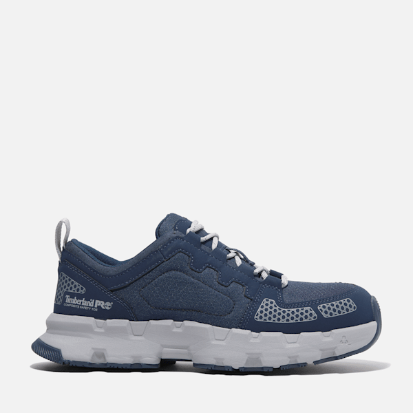 Men's Timberland PRO® Powertrain EV Composite Toe Work Sneaker / Navy/Grey