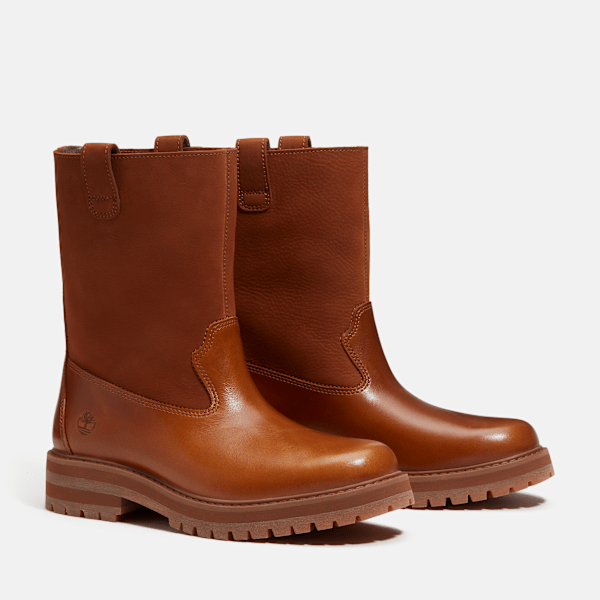 Women's Britton Drive Pull-On Boot / Medium Brown Full-Grain