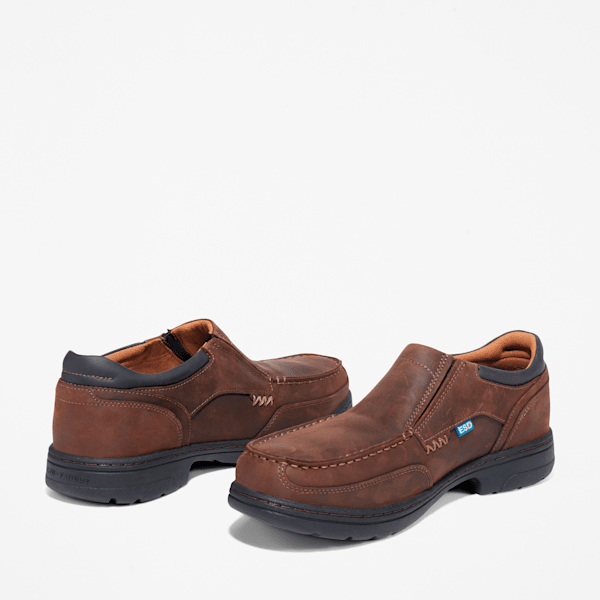 Men's Branston Casual Alloy Toe Work Shoe / Brown