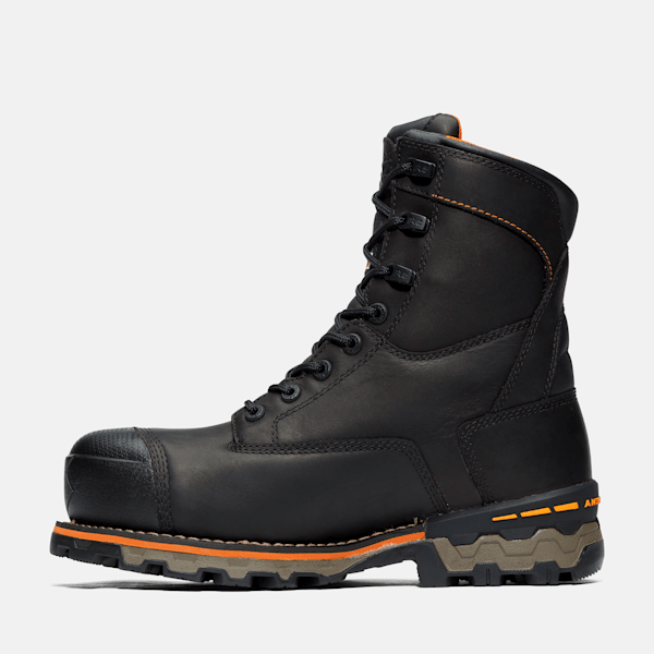 Men's Boondock 8" Composite Toe Waterproof Work Boot / Black