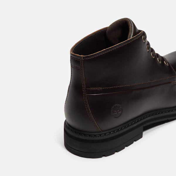 Men's Stormbucks Waterproof Chukka Boot / Dark Brown Full-Grain